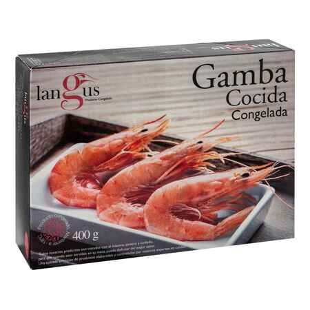 Gamba cocida Langus 400g 40-48 piezas