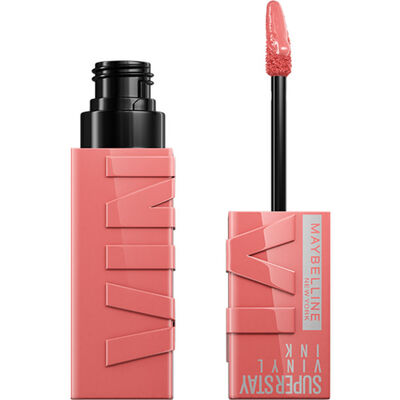 Labial L&iacute;quido Superstay Vinylink 16H Maybelline 100 Charmed