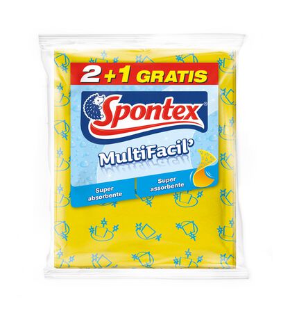 Bayeta multifácil Spontex 2+1 unidades