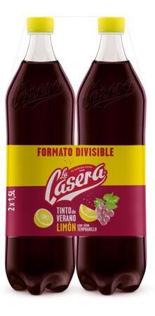 Tinto verano con limón La Casera 1,5L P2
