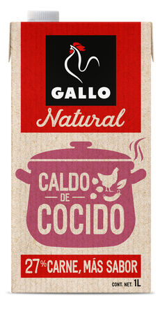 Caldo natural de cocido Gallo 1l