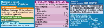 Mejillon Alipende 69g 13/18 natural