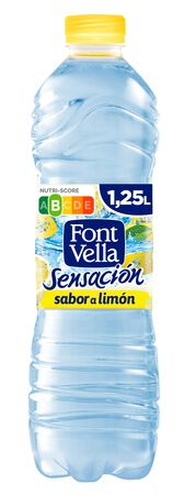 Agua Font Vella sensacion 1,25l lim&oacute;n