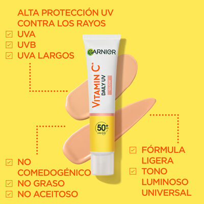 Tratamiento Facial Skinactive Garnier 40 ml Glow Sf+50