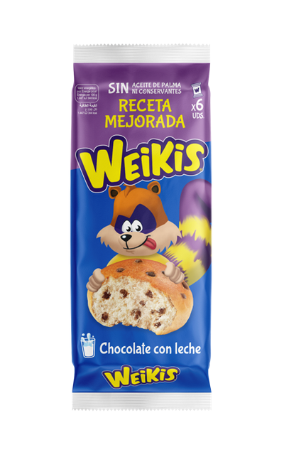 Pastelito Weikis La Bella Easo pepitas chocolate 240g