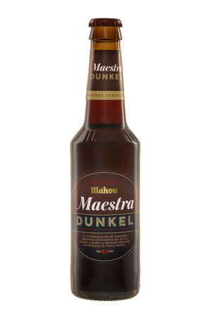 Cerveza negra Maestra Dunkel botella 33cl