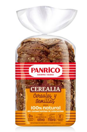 Pan molde Panrico 460g cereales-semillas