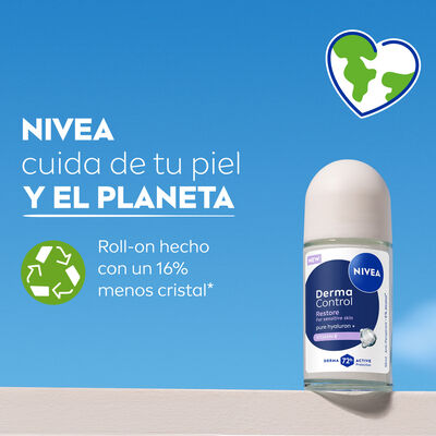 Desodorante en roll-on antitranspirante derma control restore Nivea 50ml