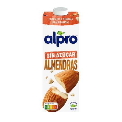Bebida de almendras sin az&uacute;car Alpro 1l