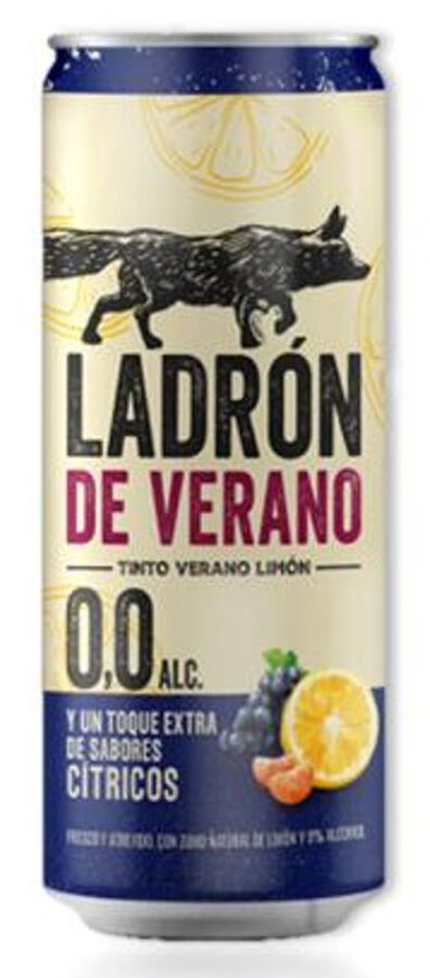 Tinto de verano 0,0 Ladron Verano 3cl cítricos