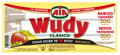 Salchichas AIA Wudy 300 gr clásica