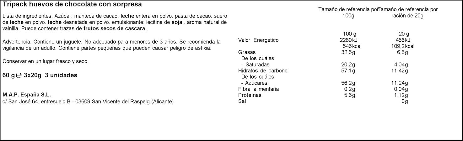 Huevo sorpresa de chocolate 3u Lol