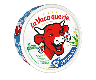 Queso fundido en porciones La Vaca Que Ríe 16 uds