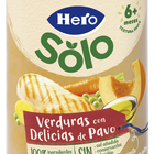 Tarro Hero Solo verduritas delicias de pavo 235g