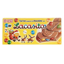 Turrón de chocolate Lacasa 215g con lacasitos