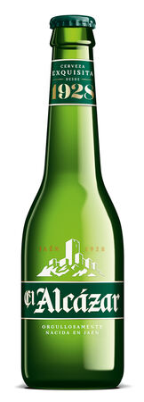 Cerveza rubia El Alcazar botella 33cl