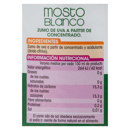 Mosto blanco Alipende 1,5l