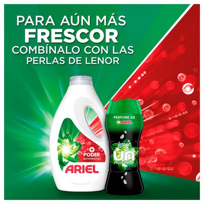 Detergente l&iacute;quido Ariel platinum 40lav + poder quitamanchas