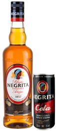 Ron Añejo Negrita 70cl + lata negra cola