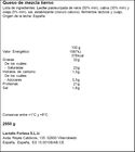 Queso tierno mezcla elaborado con leche pasteurizada en barra El Ventero