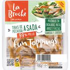 Tiras de pechuga de pollo asado La Pila 125g