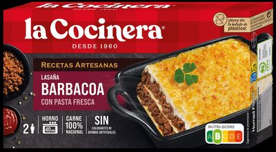 Lasa&ntilde;a La Cocinera barbacoa 500g