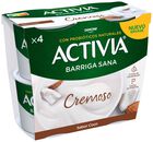 B&iacute;fidus Activia cremoso pack 4 sabor coco