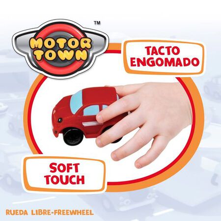 Coche de juguete blanditos Pack 4 surtido