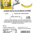 Chorizo pincho dulce Alipende