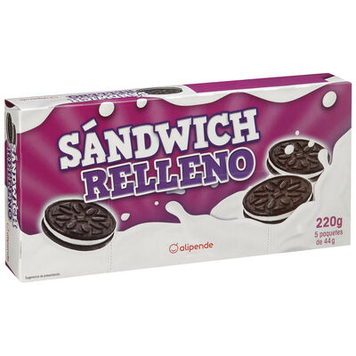 Galleta Alipende 220g sandwich relleno
