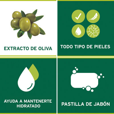Jab&oacute;n en pastilla Palmolive 90g pack-3