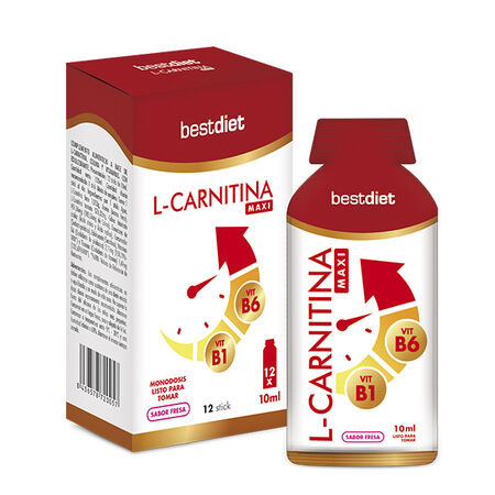 Complemento dietético L-carnitina líquida Bestdiet 120ml