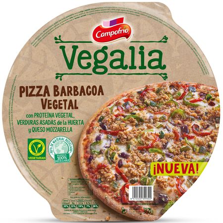 Pizza barbacoa vegetal Campofrío 360g