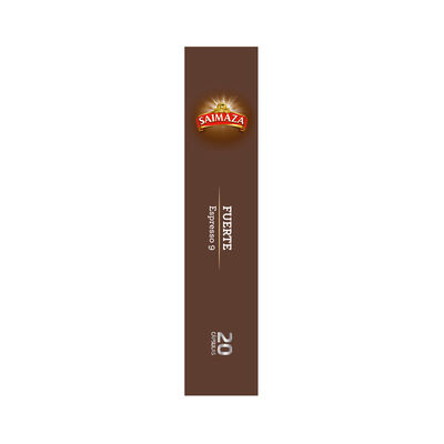 Café espresso fuerte Saimaza 20 cápsulas
