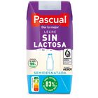 Leche sin lactosa Pascual 200ml pack 3 semidesnatada
