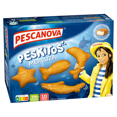 Peskitos de merluza Pescanova 400g empanados
