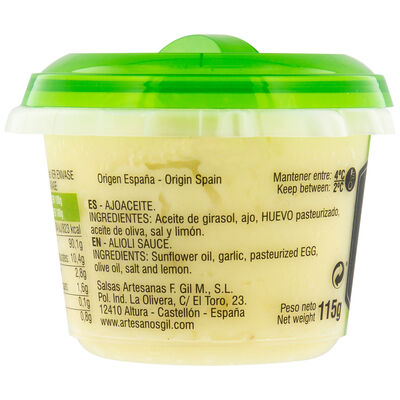 Salsa alioli artesano Gil 115g
