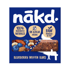 Barritas sin azúcar añadido Nakd 4u blueberry muffin