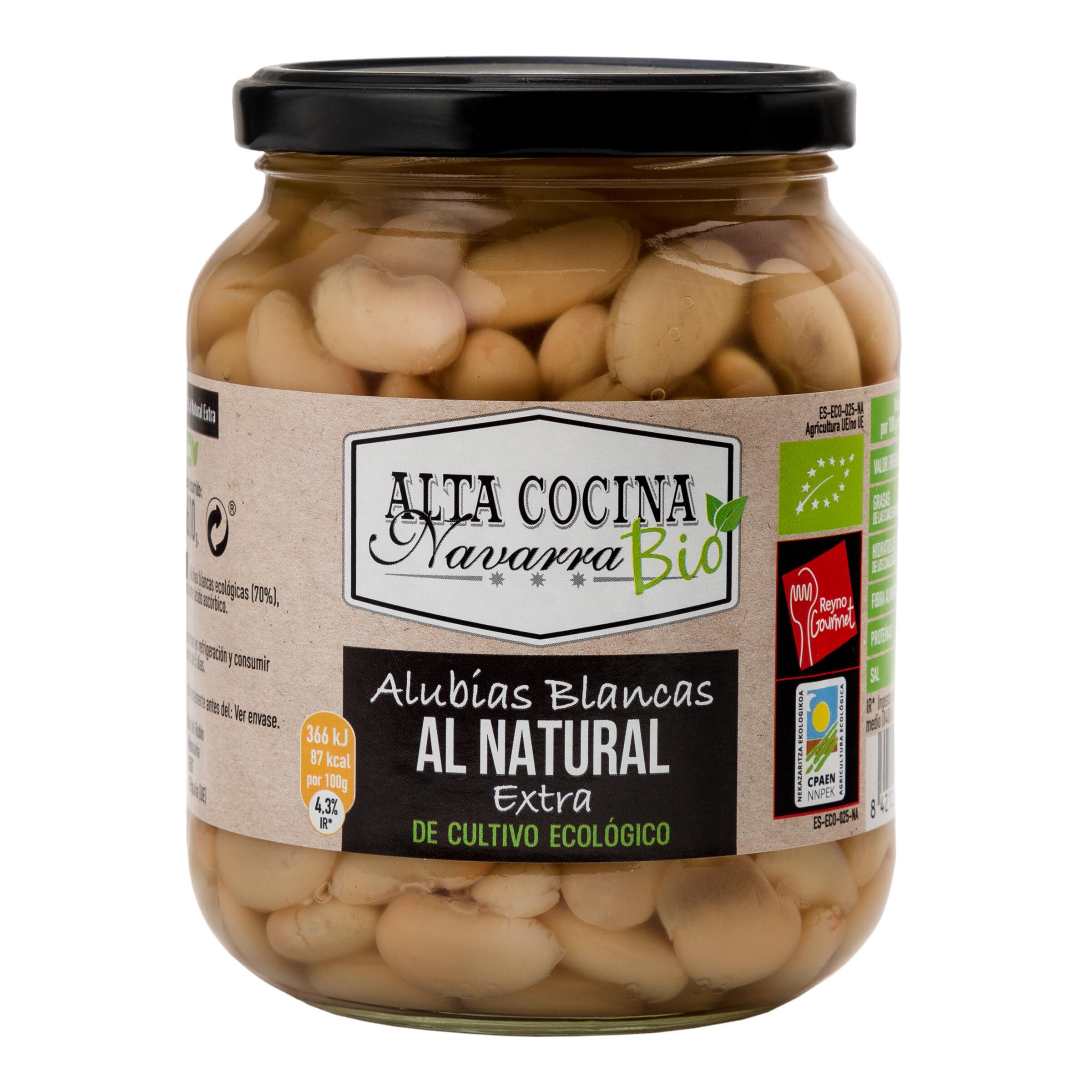 Alubia blanca cocida ecologica Alta Cocina 600g