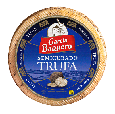 Queso mezcla semicurado con trufa García Baquero