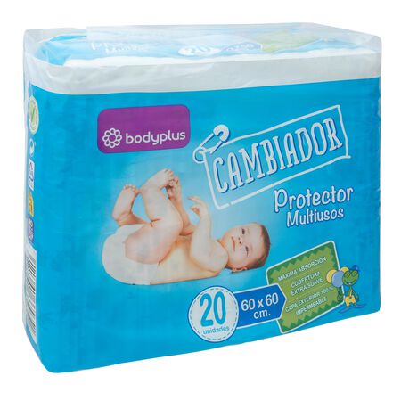 Cambiador Bodyplus 20 uds protector multiusos