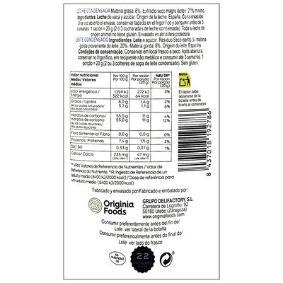 Leche condensada Benestare 450 gr