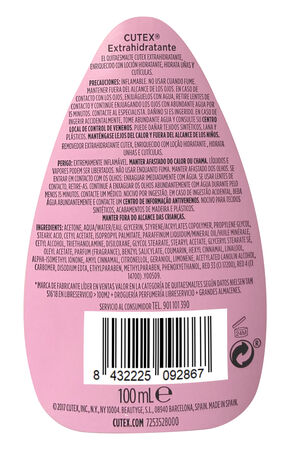 Cutex quitaesmalte hidratante 100ml