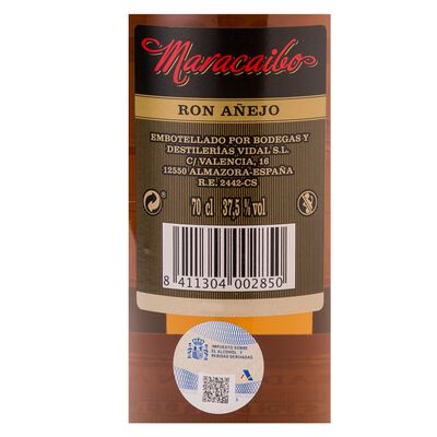 Ron a&ntilde;ejo Maracaibo 70cl cl&aacute;sico