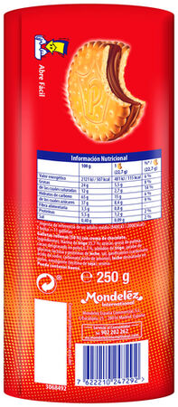 Galleta rellena Príncipe 250g maxichoc