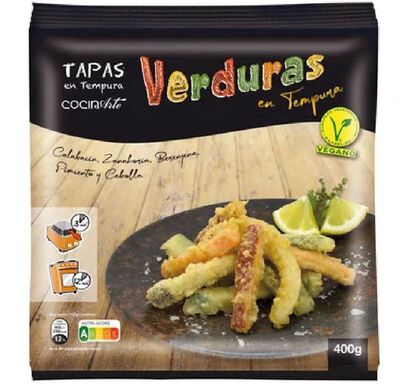 Verduras en tempura Cocinarte 400g