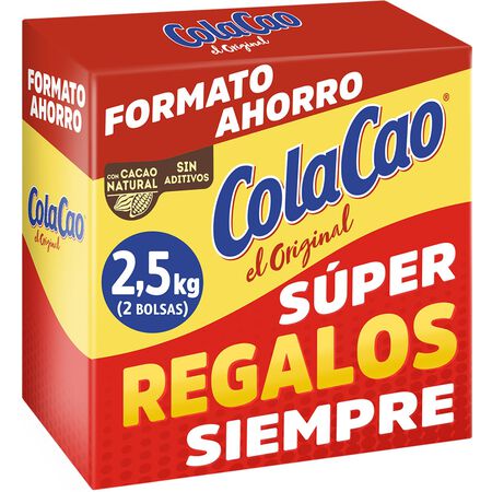 Cacao en polvo Colacao 2,5kg + despertador con luz