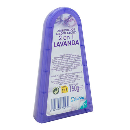 Ambientador absorbeolores Lanta 150g lavanda