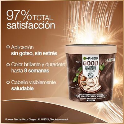 Tinte Pelo Good Garnier Casta&ntilde;o N&ordm; 5.0