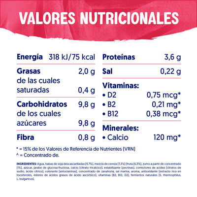 Postre Soja Alpro 400G Cereza